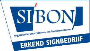 Glas- en raamfolies professioneel laten aanbrengen door het erkende Sibon signbedrijf Sign Vision Reclame